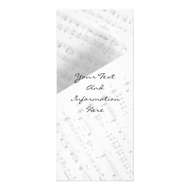 Music Keys Rack Card (Front)