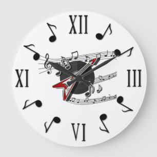 Music Large Clock