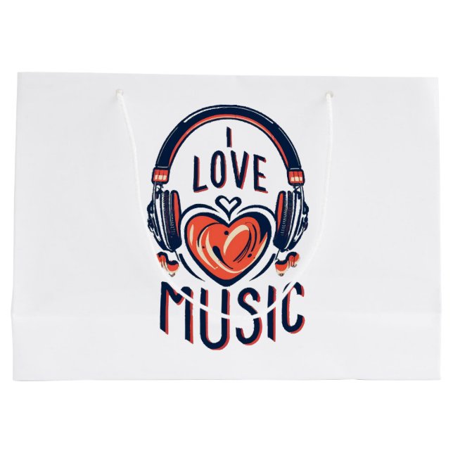 music  large gift bag (Back)