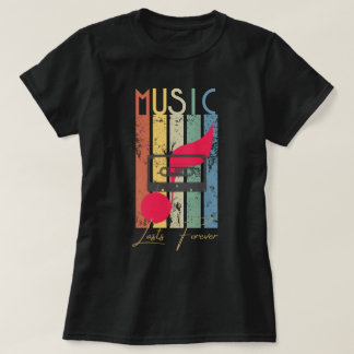 Music Lasts Forever Women's Vintage T-Shirt