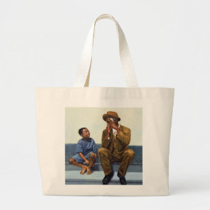 Music Lesson #2 2000 Large Tote Bag