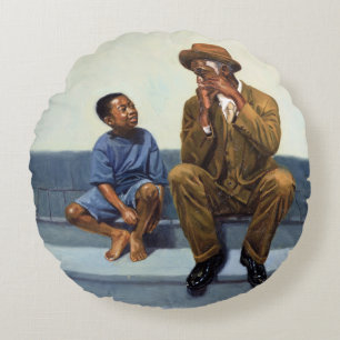 Music Lesson #2 2000 Round Cushion