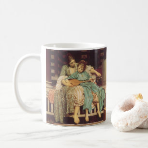 Music Lesson by Lord Frederic Leighton Coffee Mug