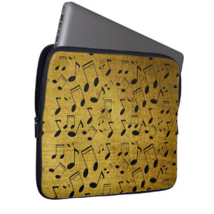 music-lesson,notes laptop sleeve
