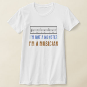 Music Literacy Matters I Like to Eat Kittens T-Shirt