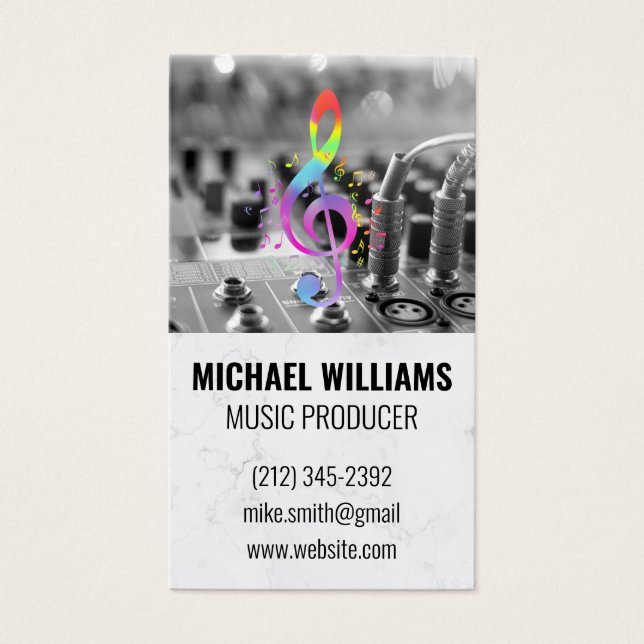 Music Logo | Sound Board Mixer | Tech (Front)