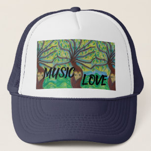 MUSIC LOVE HAT BY ARTIST PAULA REILLY.