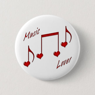 Music Lover 6 Cm Round Badge
