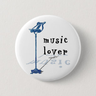 Music Lover 6 Cm Round Badge