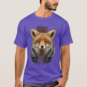 MUSIC LOVER FOX VI family T-Shirt