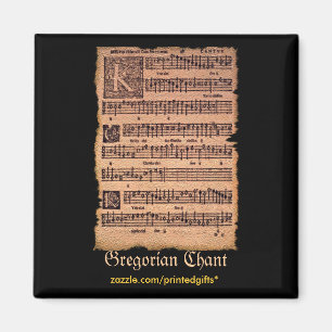 MUSIC LOVER Gregorian Chants History Magnets
