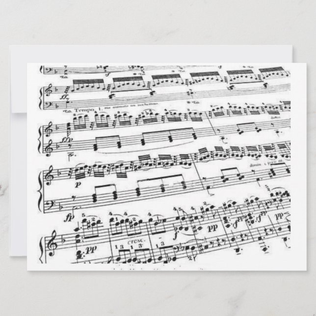 Music Lover Invitation (Front)