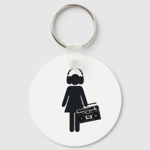 Music Lover Key Ring