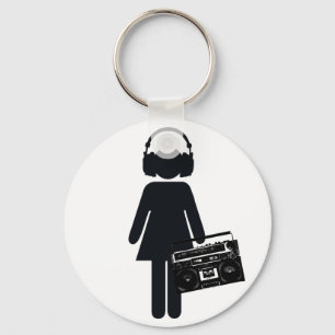 Music Lover Key Ring