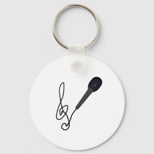 music lover key ring