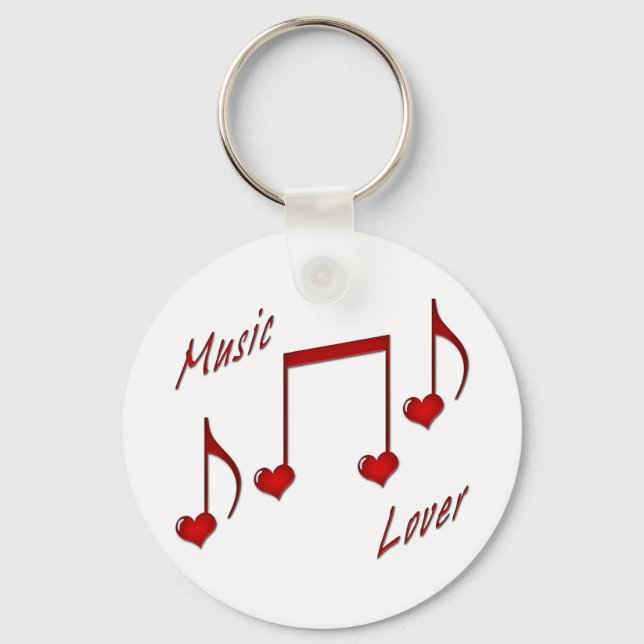 Music Lover Keychain (Front)