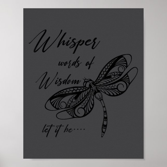 Music Lover Motivational Quote Whisper Word Of The Poster (Front)