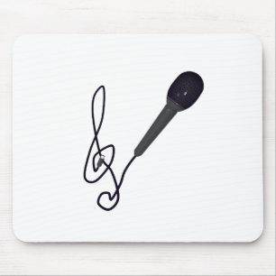 music lover mouse mat