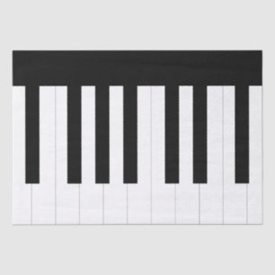 Music Lover Musical Instrument Piano Keyboard Tissue Paper