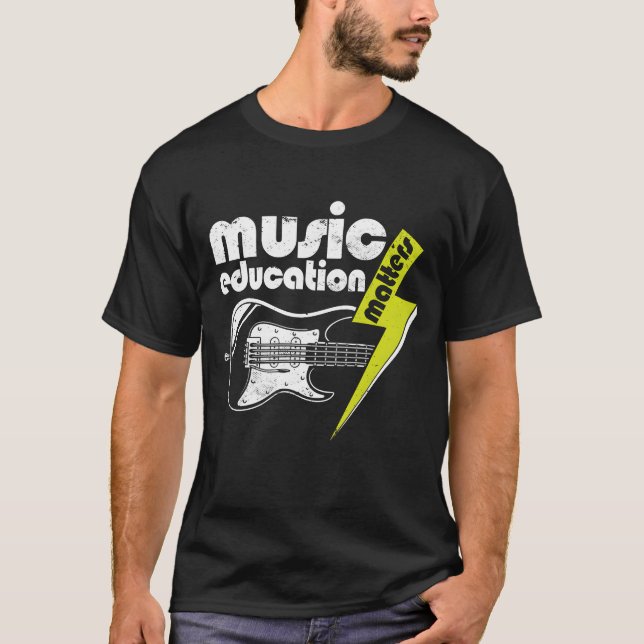 Music Lover Quote Music Education Matters boy T-Shirt (Front)