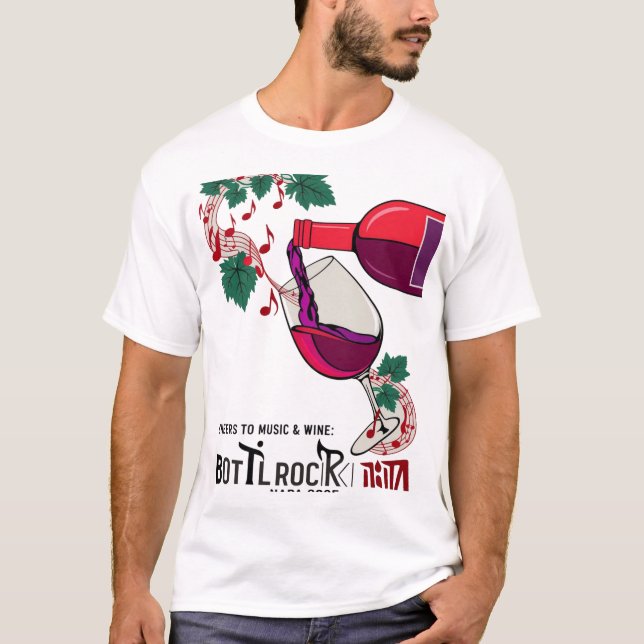 Music Lover’s BottleRock Festival Graphic T-Shirt (Front)