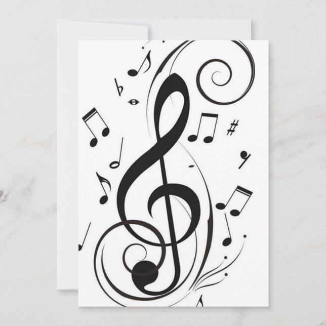 ***MUSIC LOVER'S*** ALL OCCASION INVITATION (Front)