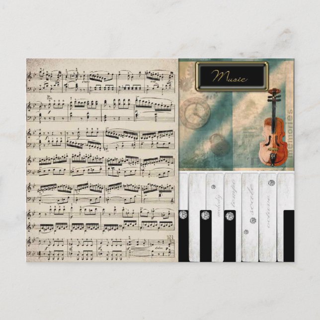 Music Lover's Dream Postcard (Front)