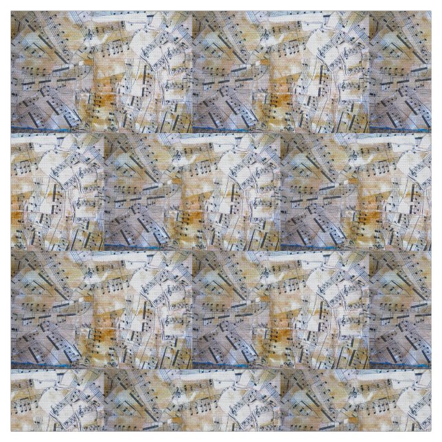 Music Lovers geometric fabric (Swatch)