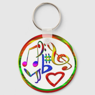 Music Lovers Key Ring
