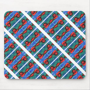 Music lovers musical notation joyful design blue mouse mat