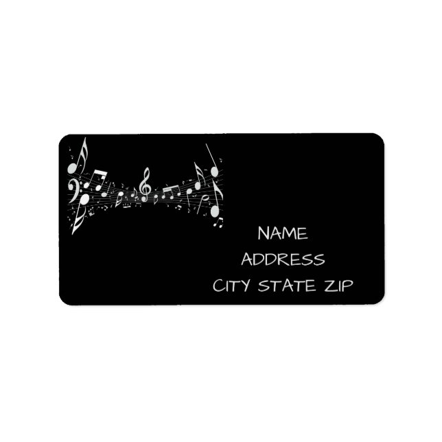 **MUSIC LOVER'S** RETURN ADDRESS LABELS (Front)