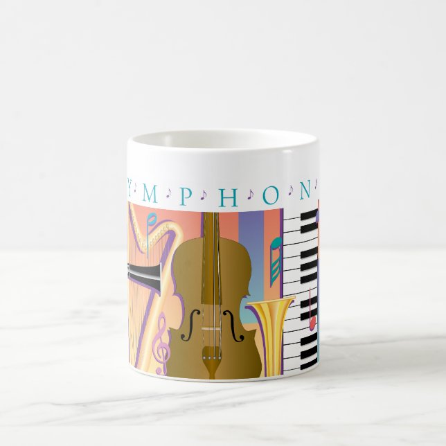 Music Lovers Symphony Coffee Mug (Center)