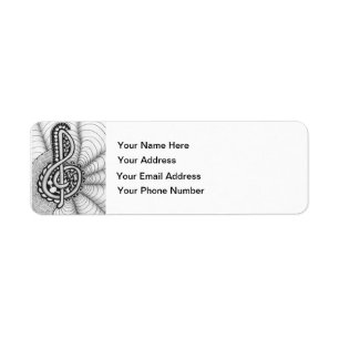 Music Lovers Treble Clef Design