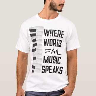 Music Lovers Tshirt Themed Gift Tee