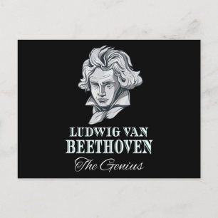 Music - Ludwig Van Beethoven The Genius Postcard