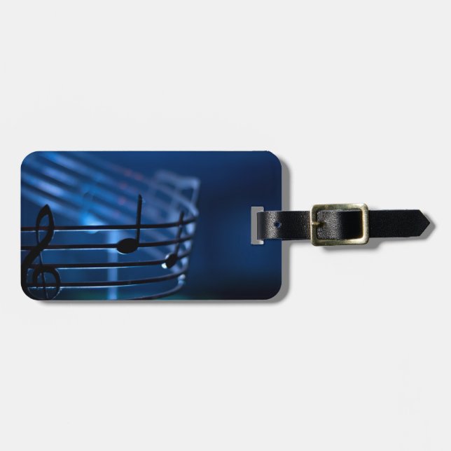 Music Luggage Tag (Front Horizontal)