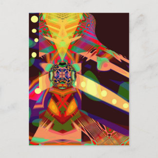 Music machine postcard