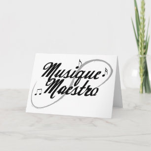 Music Maestro Greeting Card all Occassion