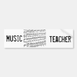 Music Major/Student/Teacher Bumper Sticker