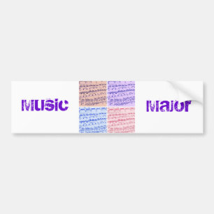 Music Major/Student/Teacher Bumper Sticker