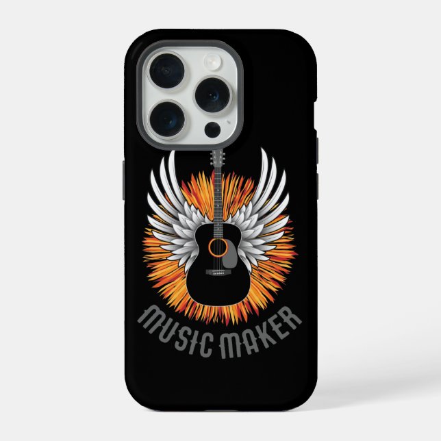 Music Maker (guitar player) Case-Mate iPhone Case (Back)