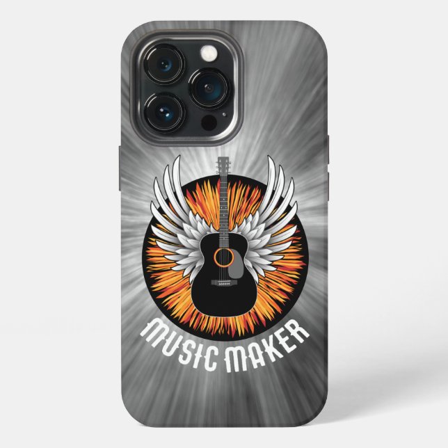 Music Maker (guitar player) Case-Mate iPhone Case (Back)