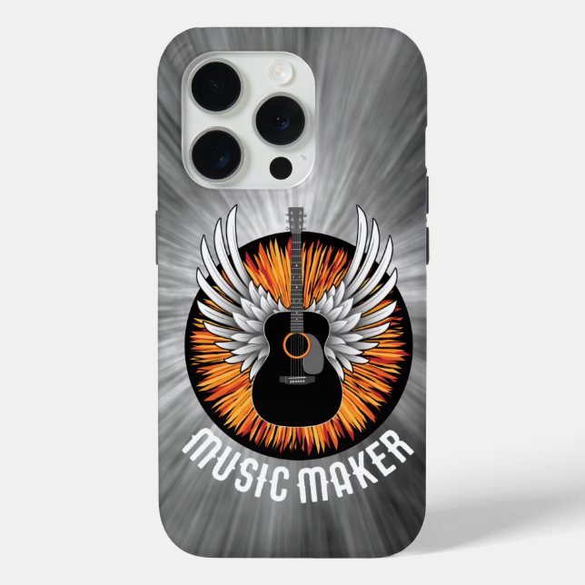 Music Maker (guitar player) Case-Mate iPhone Case (Back)