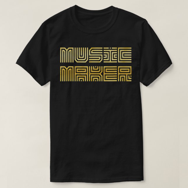 Music Maker Music Production Audio Engineer Produc T-Shirt (Design Front)
