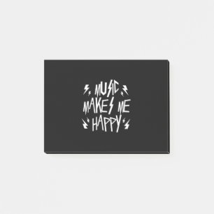 Music Makes Me Happy Post-it Notes
