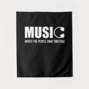 Music Makes The People Come Together Tapestry