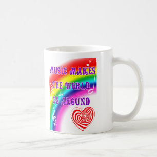 Music Makes the World Go Round Coffee Mug