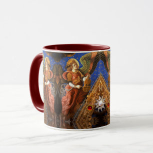 MUSIC MAKING ANGELS WITH A VIELLE Christmas Mug