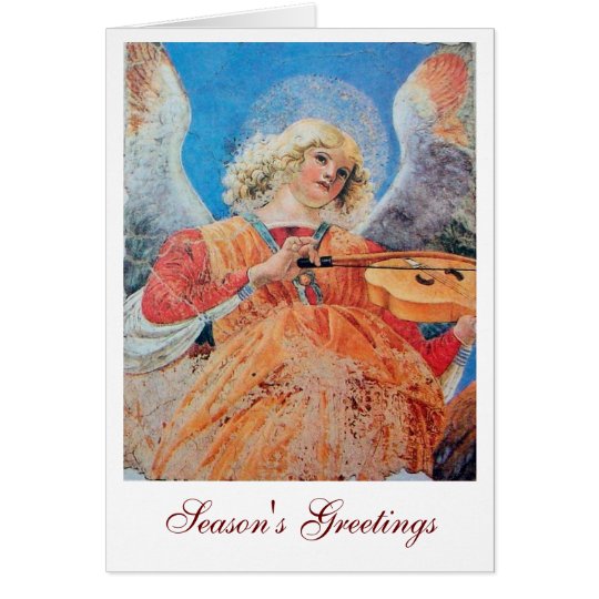 MUSIC MAKING CHRISTMAS ANGEL CARD