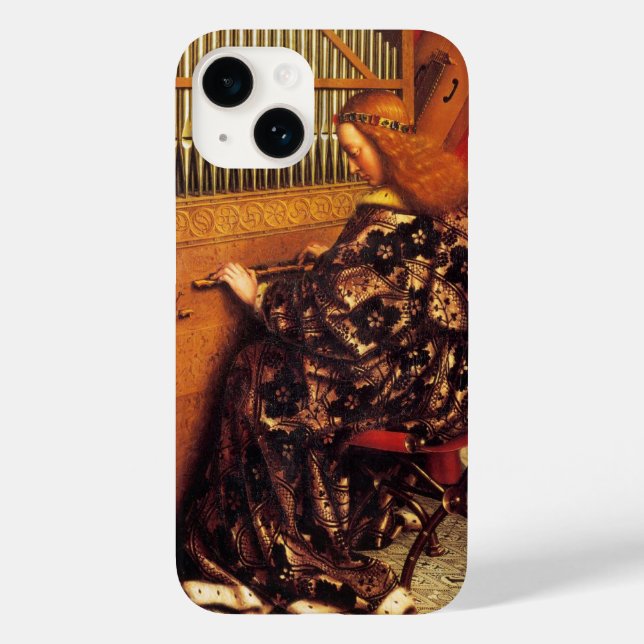 MUSIC MAKING CHRISTMAS ANGEL /Organ Player Case-Mate iPhone Case (Back)